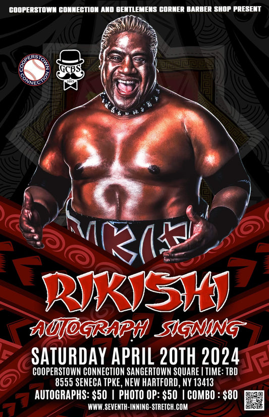 Rikishi In Person Signing Ticket