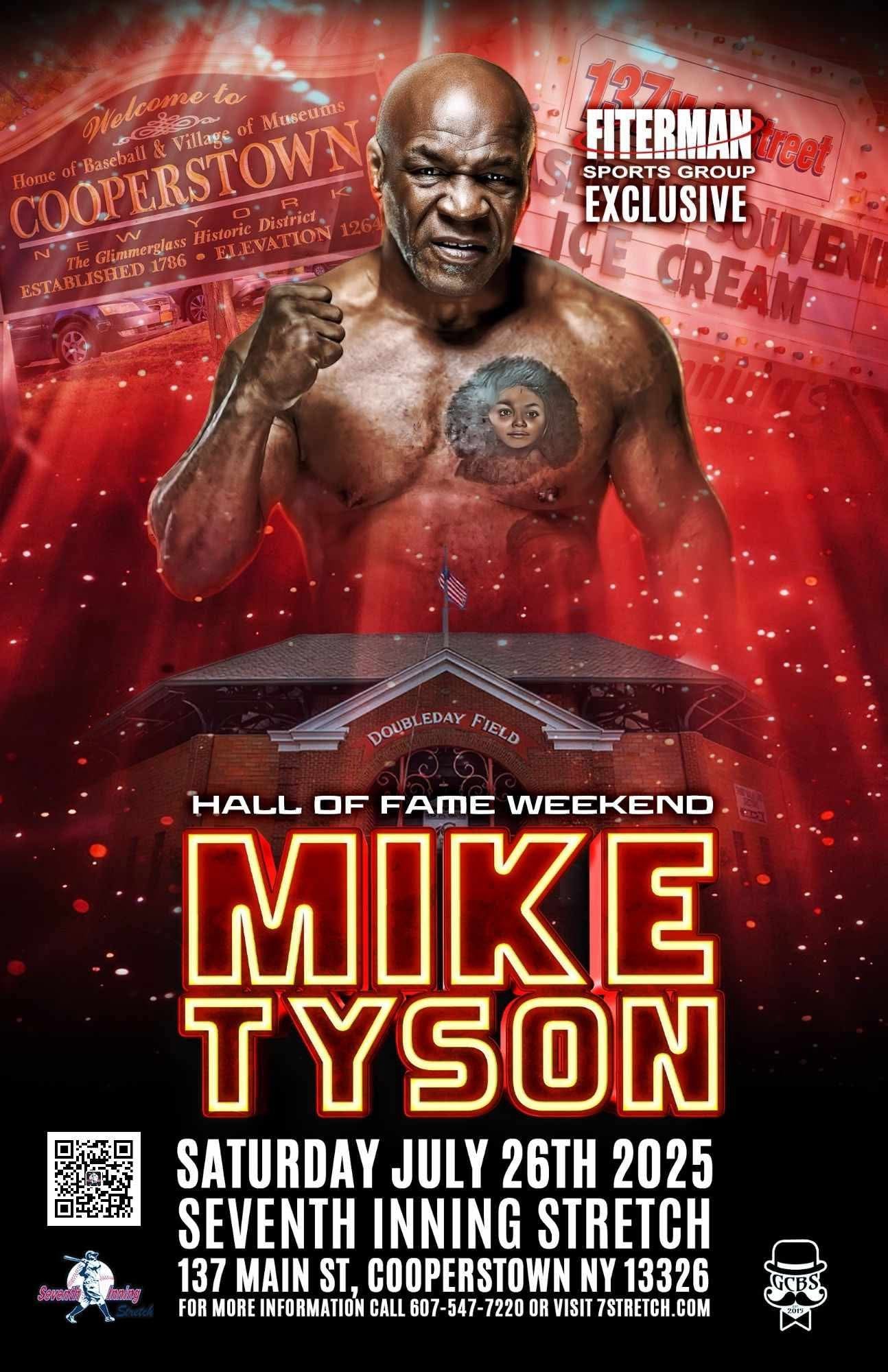 Mike Tyson In Person Signing Ticket